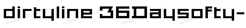 dirtyline 36Daysofty字体转换